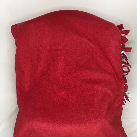 Gold Christmas Bells Handmade Tie Blanket - Picture 3 of 3